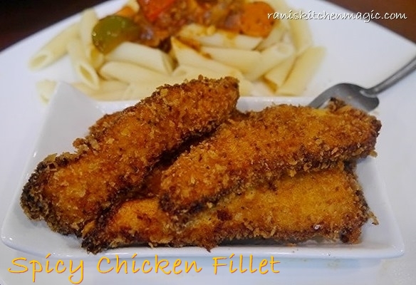 Homemade Spicy and Crispy Chicken Fillet